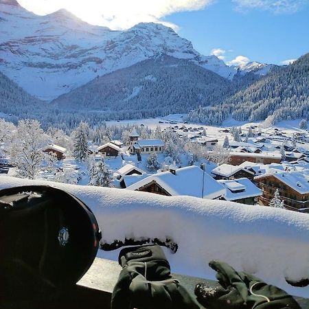 Studio Avec Vue Splendide Sur Les Diablerets Ngoại thất bức ảnh