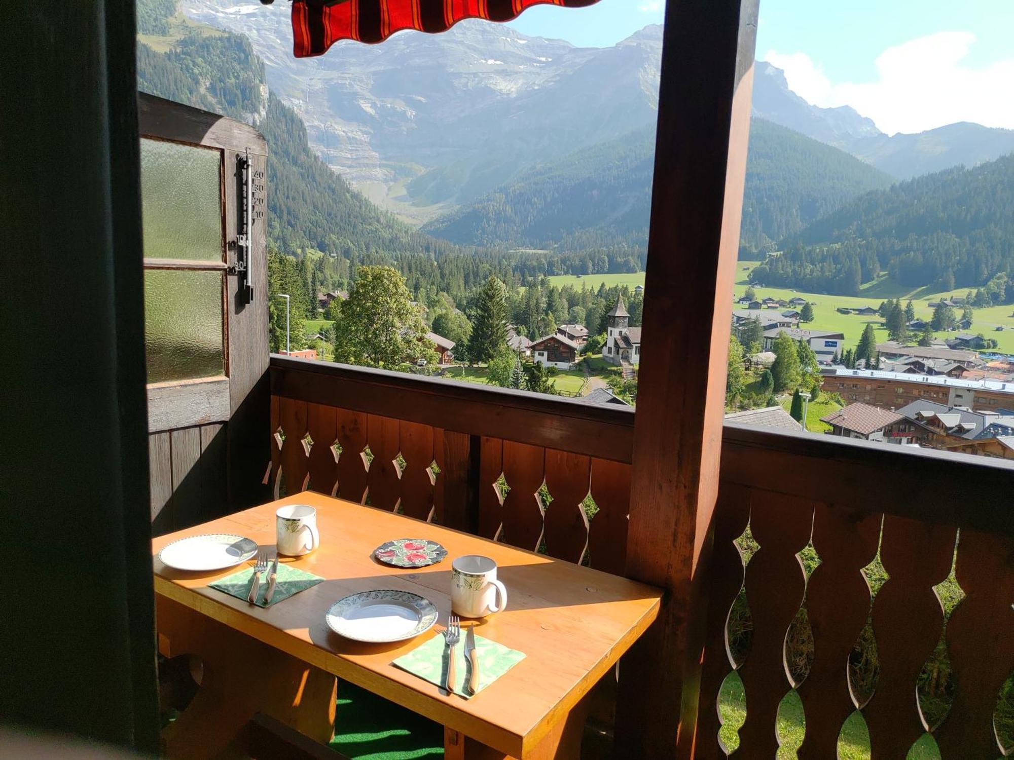 Studio Avec Vue Splendide Sur Les Diablerets Ngoại thất bức ảnh